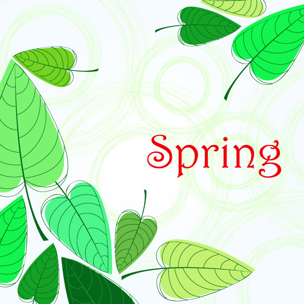 free vector Spring vector background 4